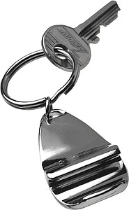 Key holder with bottle openerSilver