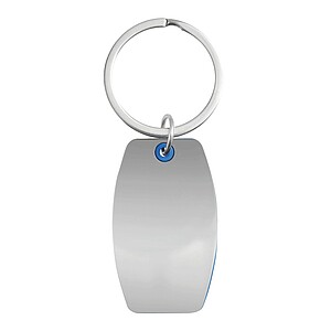 Key ring, blue, silver
