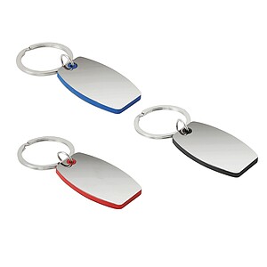 Key ring, blue, silver