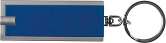 Key ring with white LED, blue