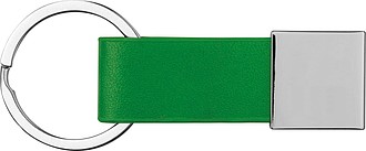 Keychain with imitation leather strap