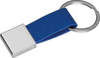 Keychain with leather strap