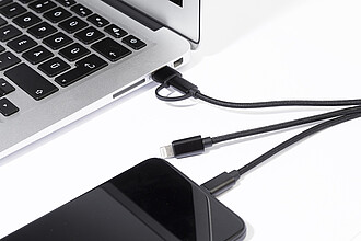 keyring USB charger cable