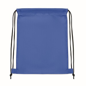 Kids drawstring bag 190T RPET, royal blue