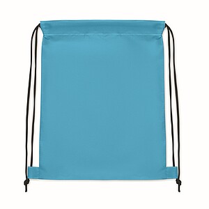 Kids drawstring bag 190T RPET, turquoise
