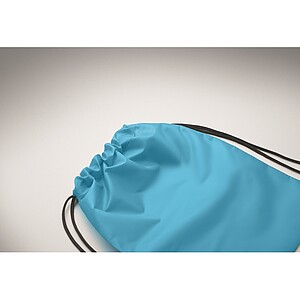 Kids drawstring bag 190T RPET, turquoise
