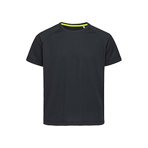 Kids T-shirt STEDMAN ACTIVE 140 RAGLAN, black, L