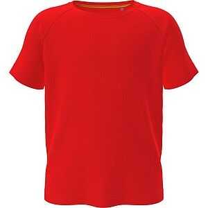 Kids T-shirt STEDMAN ACTIVE 140 RAGLAN, crimson red, L