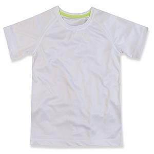 Kids T-shirt STEDMAN ACTIVE 140 RAGLAN, white, XL