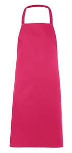 Kitchen apron in cotton, fuchsia