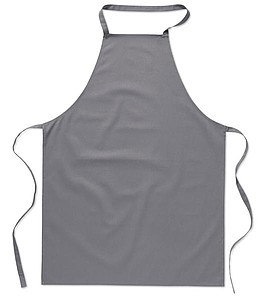 Kitchen apron in cotton, grey
