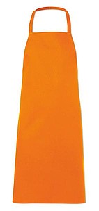 Kitchen apron in cotton, orange
