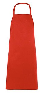 Kitchen apron in cotton, red