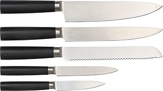 Knife block with 5 knives