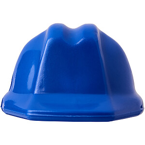 Kolt hard hat-shaped recycled keychain, blue