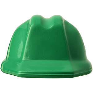 Kolt hard hat-shaped recycled keychain, green
