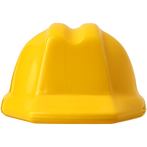 Kolt hard hat-shaped recycled keychain, yellow