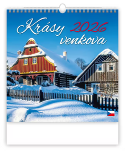 Krásy venkova nástěnný kalendář 2026