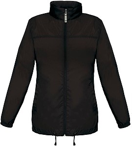 Ladies inlined windbreaker B&C, black