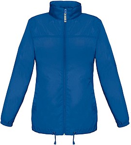 Ladies inlined windbreaker B&C, blue