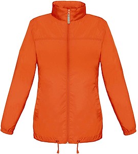 Ladies inlined windbreaker B&C, orange