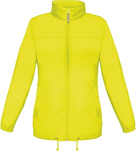 Ladies inlined windbreaker B&C, yellow