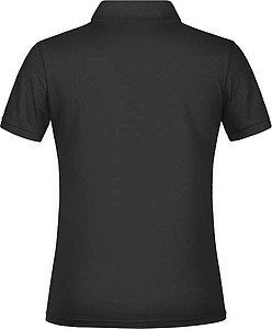 Ladies Piqué Polo, black, XXL