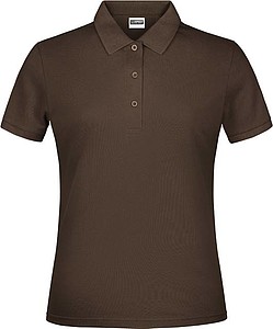Ladies Piqué Polo, brown, XS