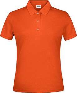 Ladies Piqué Polo, orange, XS
