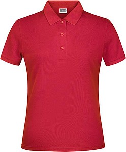 Ladies Piqué Polo, red, XL