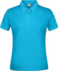 Ladies Piqué Polo, turquoise, XS
