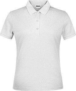 Ladies Piqué Polo, white, XL