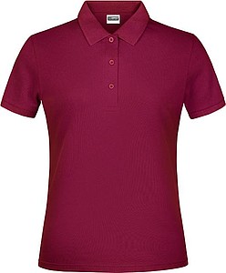 Ladies Piqué Polo, wine, XS