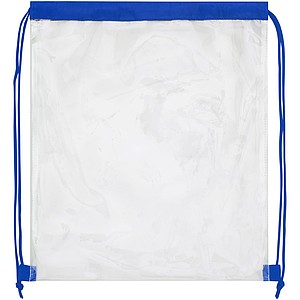 Lancaster transparent drawstring backpack