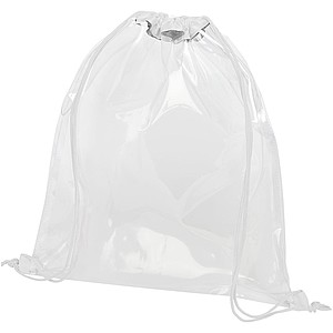 Lancaster transparent drawstring backpack