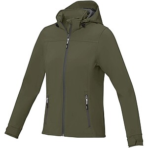 Langley womens softshell jacket, forest green