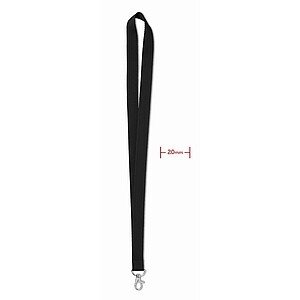 Lanyard 20 mm, black