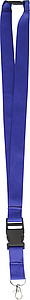 Lanyard and key holderCobalt blue