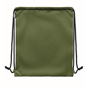 Large drawstring bag 300D RPET, army green