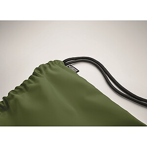 Large drawstring bag 300D RPET, army green