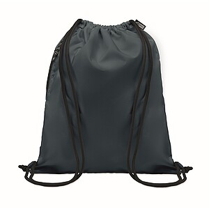 Large drawstring bag 300D RPET, french navy