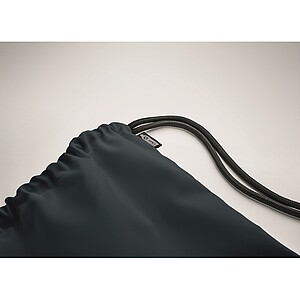 Large drawstring bag 300D RPET, french navy