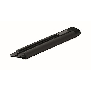 Large retractable knife, black