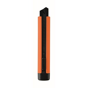 Large retractable knife, orange