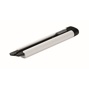 Large retractable knife, white