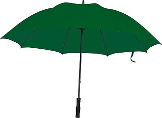Large umbrella with soft grip., dark green