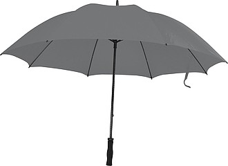 Large umbrella with soft grip., grey