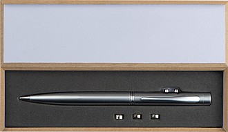 Laser pointer and LED Pen, grey