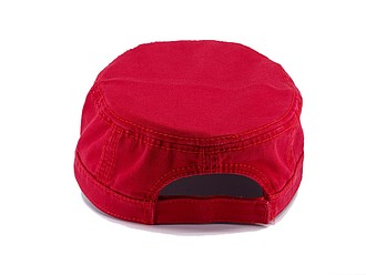LAWRENCE military style cap, red