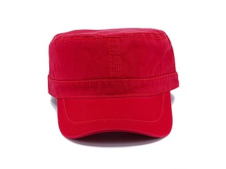 LAWRENCE military style cap, red